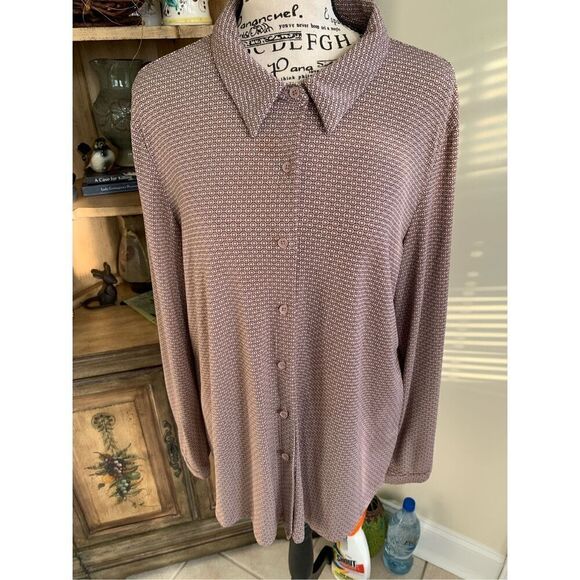 Adrianna Papell Button Down Shirt - Picture 7 of 7